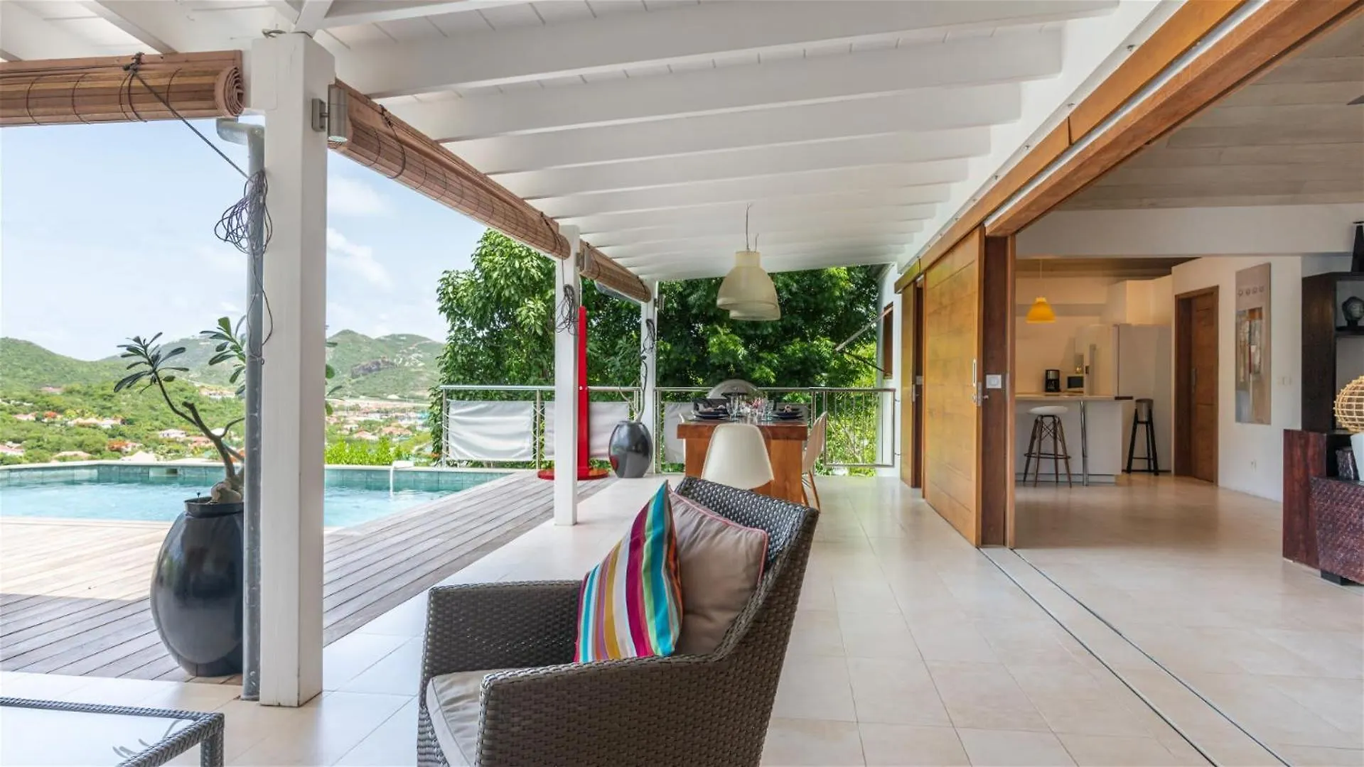 Asian Inspired Villa In A Lush Vegetation St. Barthelemy